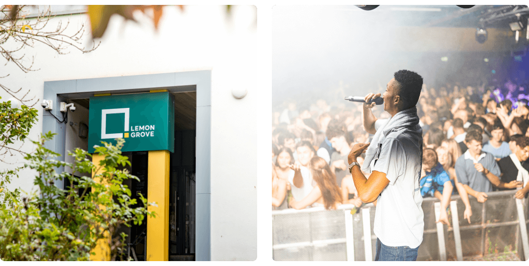 Live Music Image Collage